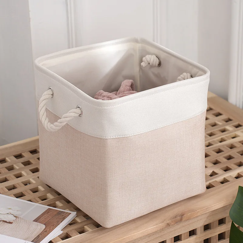 Linen Laundry Hamper with Large Capacity Perfect for Home Storage and Organization Storage Organizer Laundry Basket