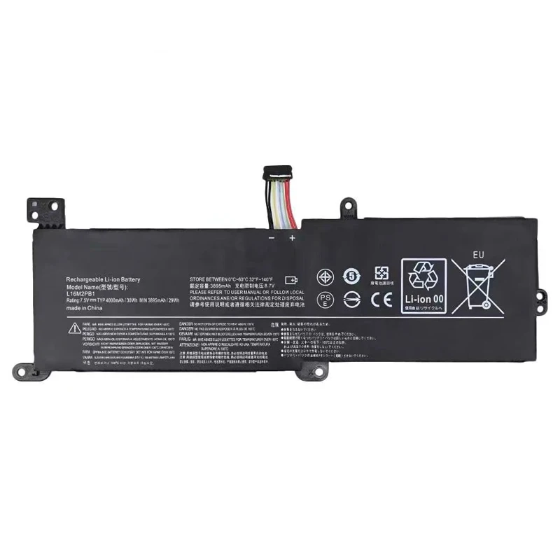 

L16M2PB1 Laptop Battery for Lenovo IdeaPad 320-14ABR 320-15ABR 520-15IKBR 320-15AST 330-15ICN Series L16L2PB1 L16C2PB2 7.5V 30Wh