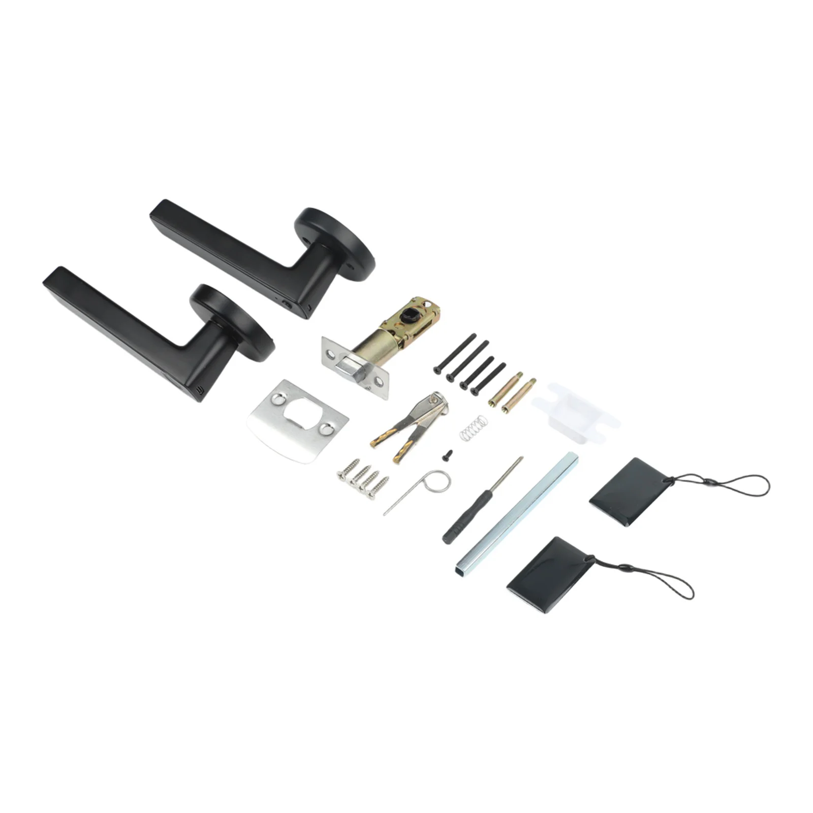 for Smart Handle Lock Supporting Fingerprint and Password Unlocking for Home and Office Doors with App Integration
