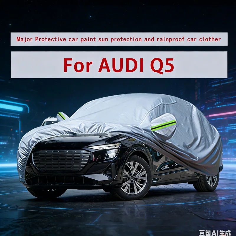 for AUDI Q5  outdoor protection full vehicle cover, snow cover, sunshade, waterproof, dustproof external decoration