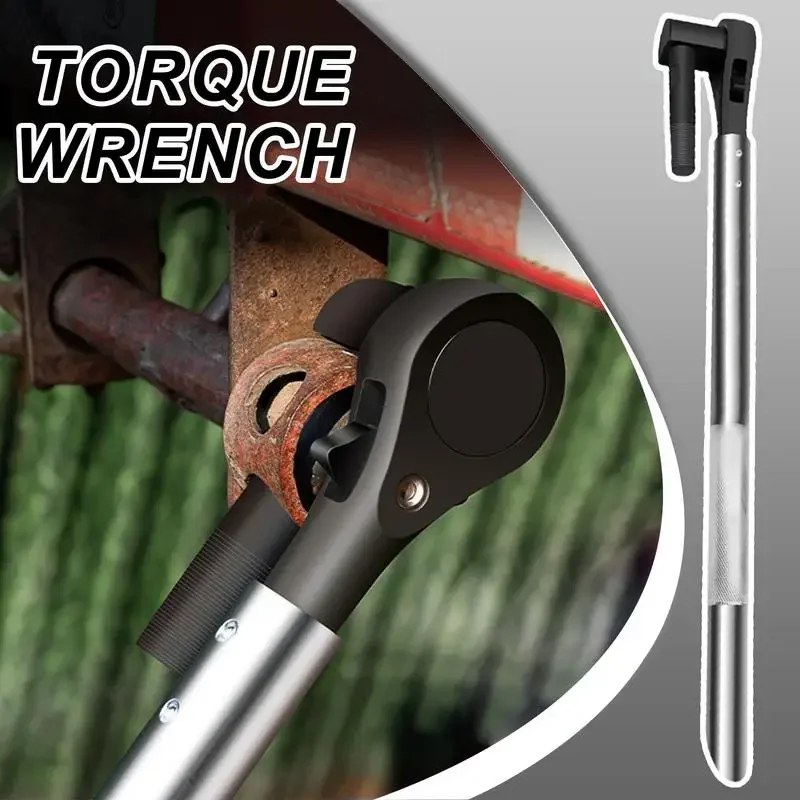 Truck Steel Cable Tightening Wrench Non-Slip Rope Tightener Wrench For Truck Heavy Duty Handheld Steel Pry With Long Handle For