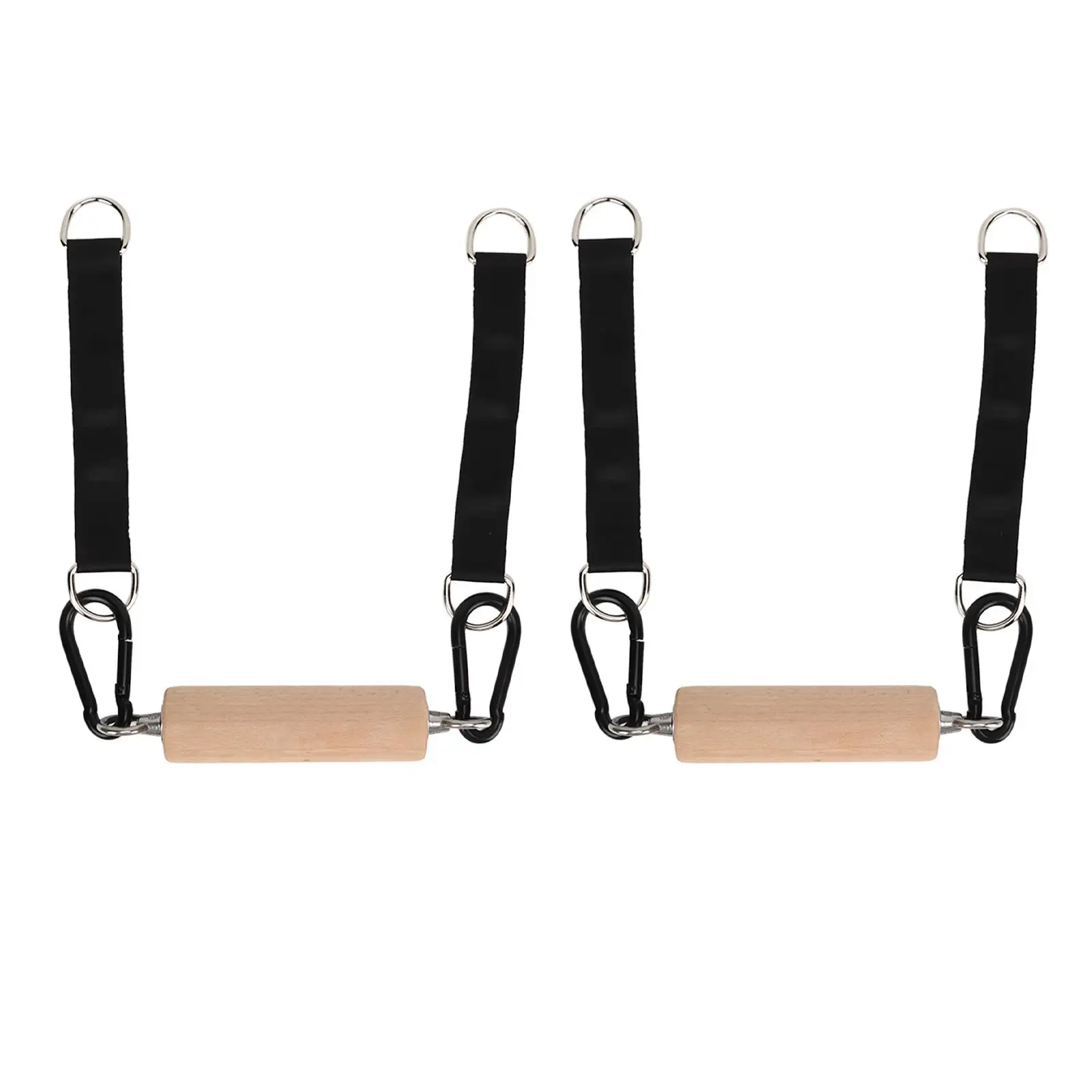 

Силовой тренажер с деревянной ручкой и высокой нагрузкой-двойная ширина, вытягивающийся альпинистский фиксатор для тренажерного зала и фитнеса на открытом воздухе