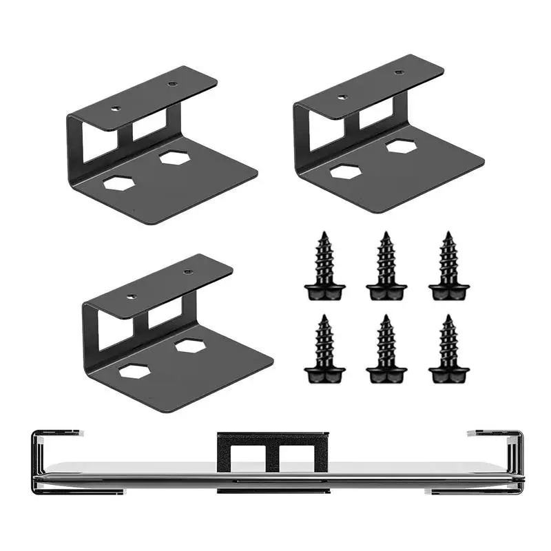 

Подставка под ноутбук, монтажные кронштейны для планшетов с винтовым креплением, экономия места на полке под столом, в папках и книгах для ноутбуков