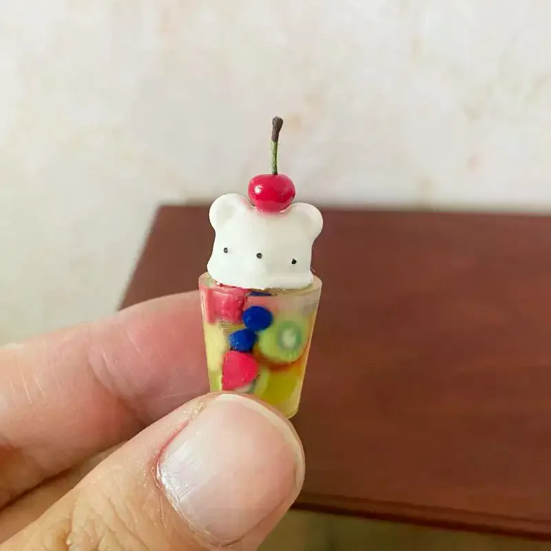 

Игрушка для детей, 1 шт., масштаб 1:12, 1:6, миниатюрный кукольный дворец, сладкий шоколад, фруктовый шипучий напиток, имитация кухонной утвари