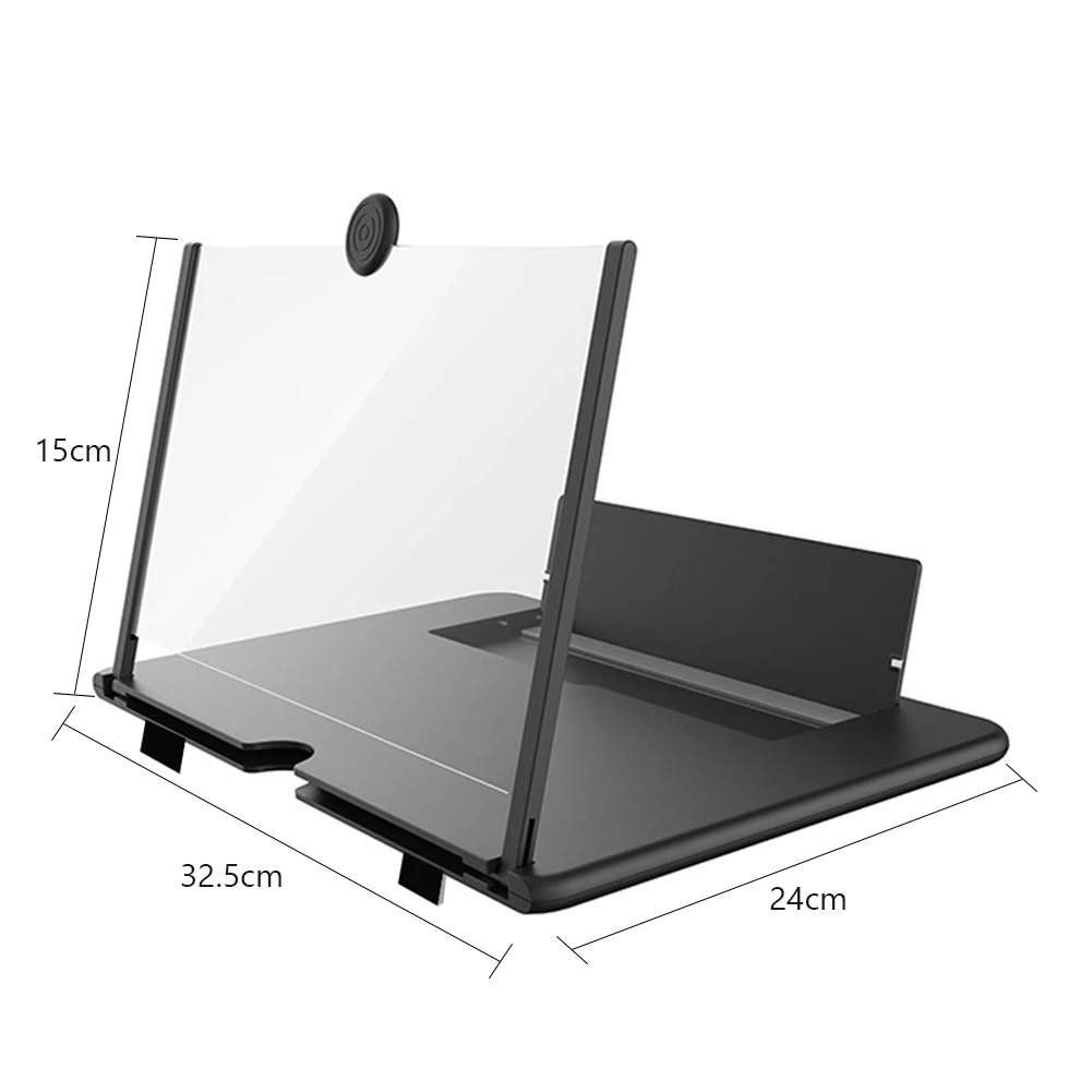 16" Ultra Clear Screen Magnifier Magnifying Projector Screen Enlarger Amplifier Phone Screen Magnifier For All Smartphones
