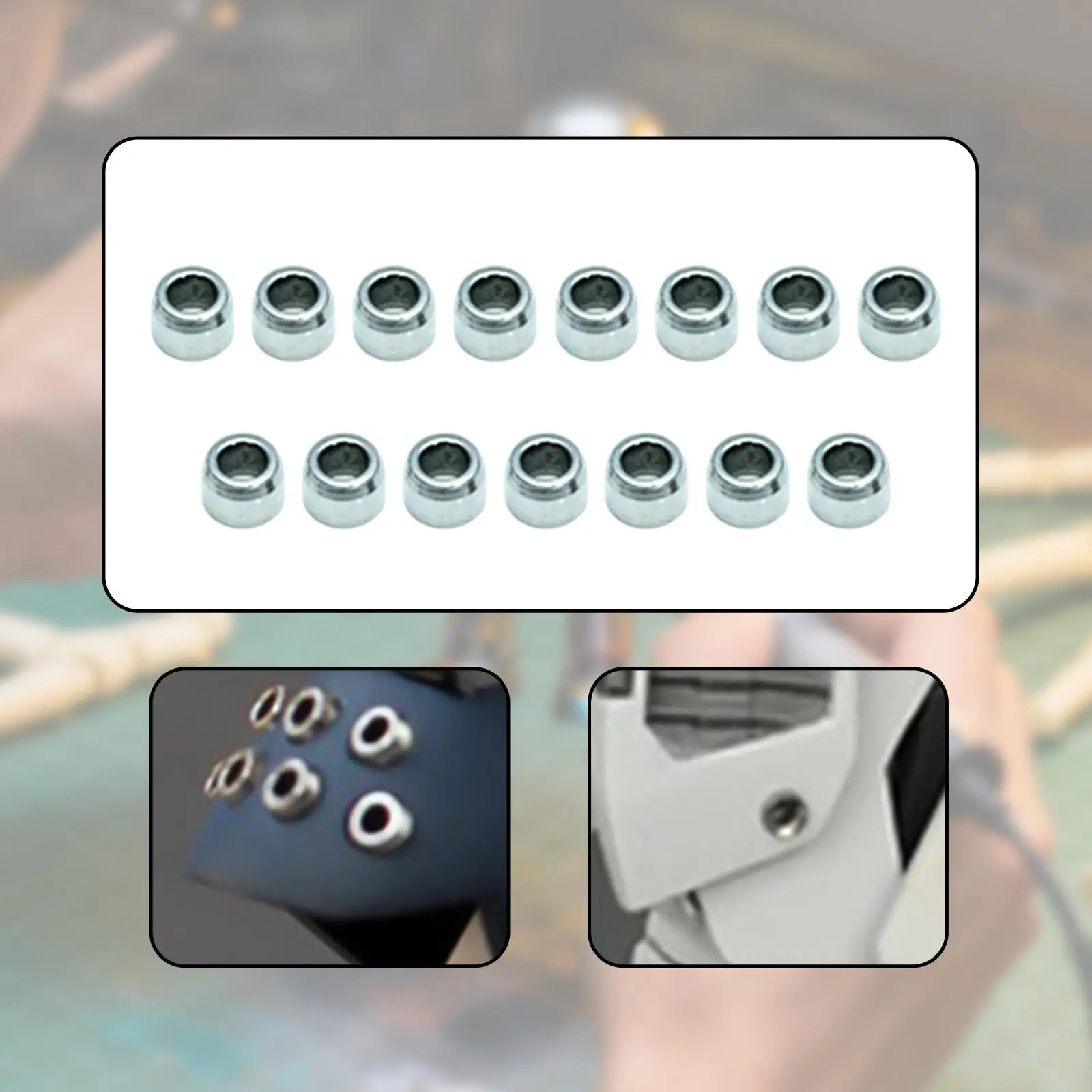 15x Metalowe Otwory Wentylacyjne, Zamiennik, Wysoka Wydajność, Łatwa Instalacja, Akcesoria Części do Montażu i Budowy