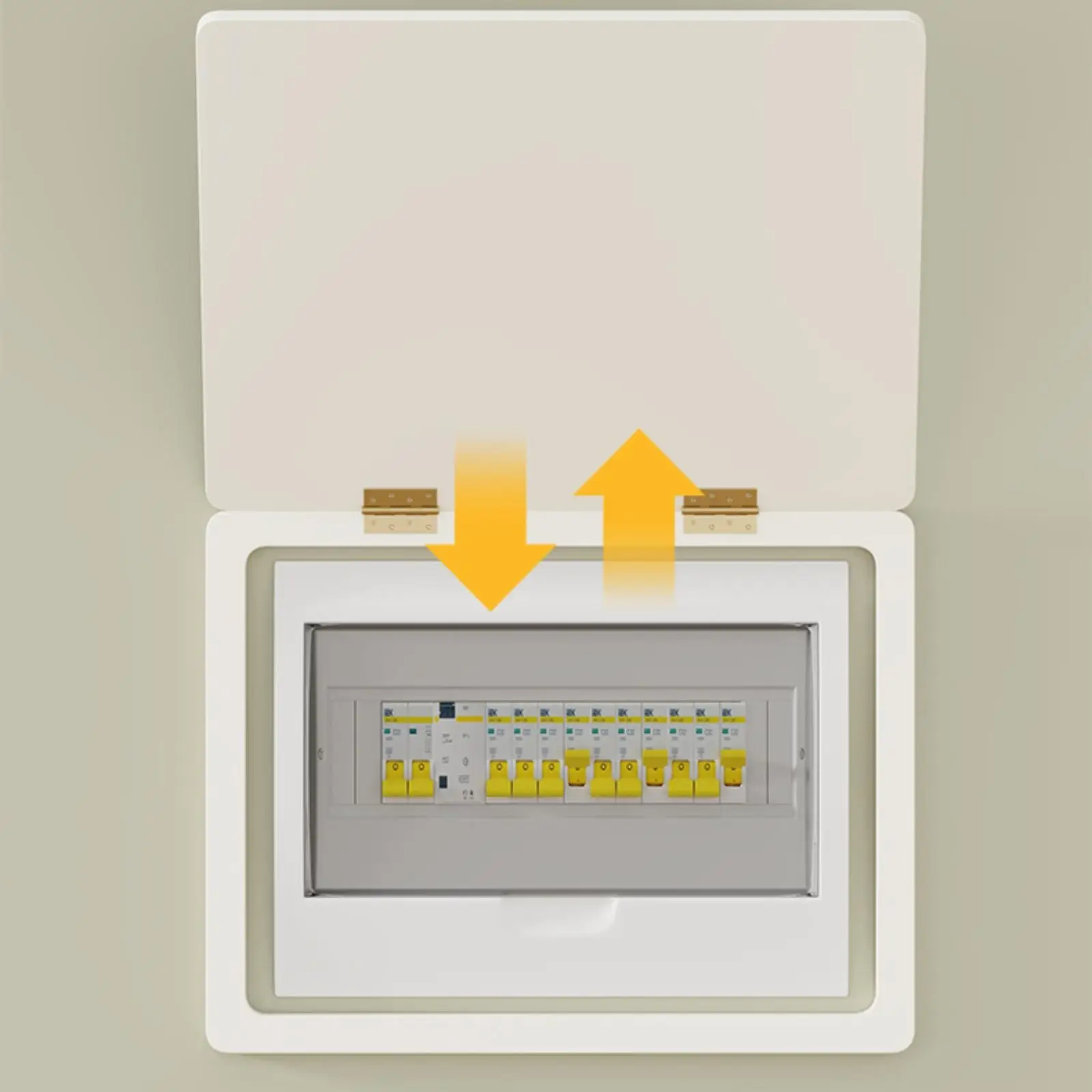 Wall Mounted Cover Decorative Electric Meter Box Cover Modern Enclosure Panel for Home Utility Area