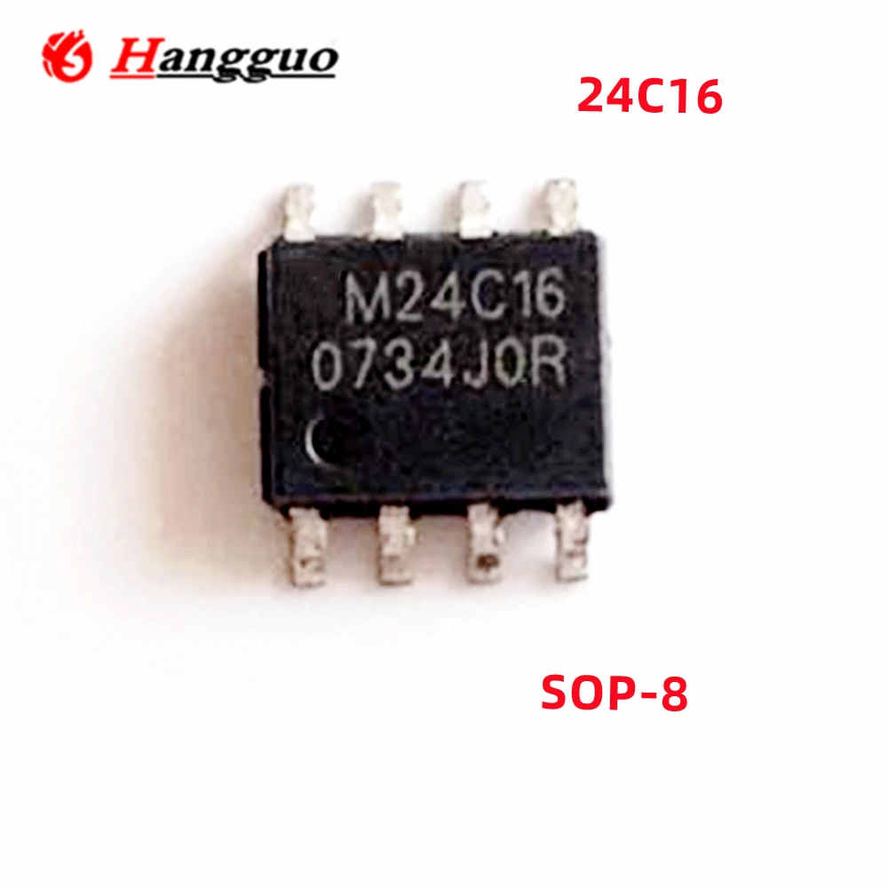 10PCS/Lot Original FM24C16  24C16 AT24C16 AT24C16N AT24C16AN SOP8 TSSOP8 IC Chip