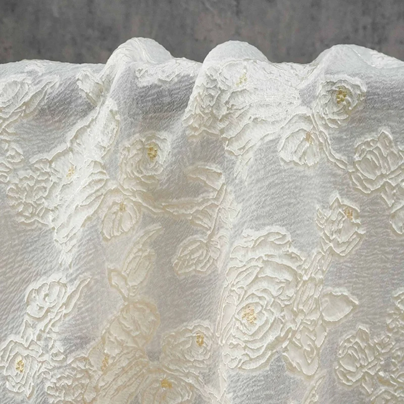 قماش جاكار مشمشي اللون بطول 10 - مراجعة Sewing Thread In Textile وسعره