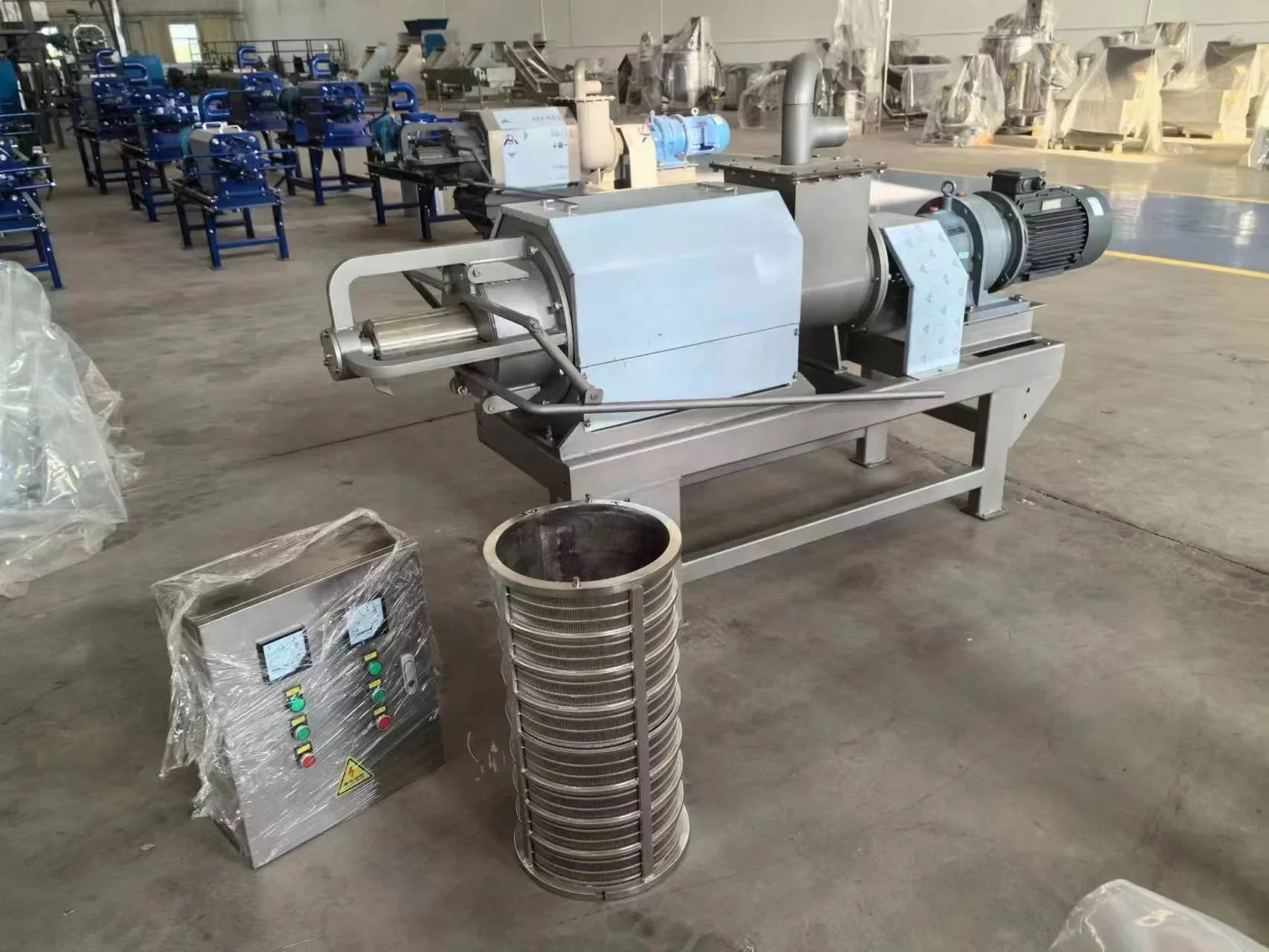 Efficient Animal Waste Cow Pig Chicken Dung Dewatering Manure Separator Machine/Animal Manure Solid Liquid Separator