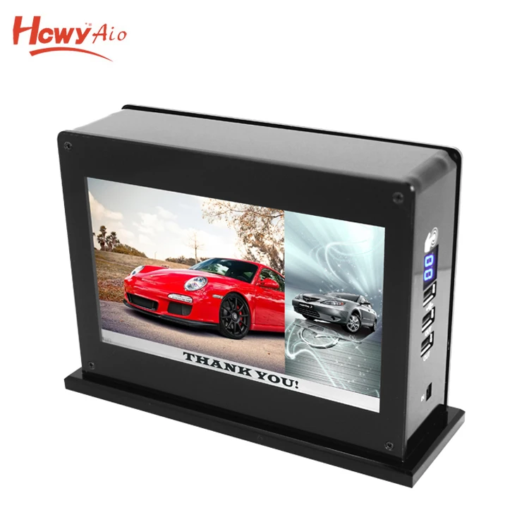 

Restaurant Coffee Shop Table Menu Power Bank 7inch Wifi Digital Photo Frame for Play Videos