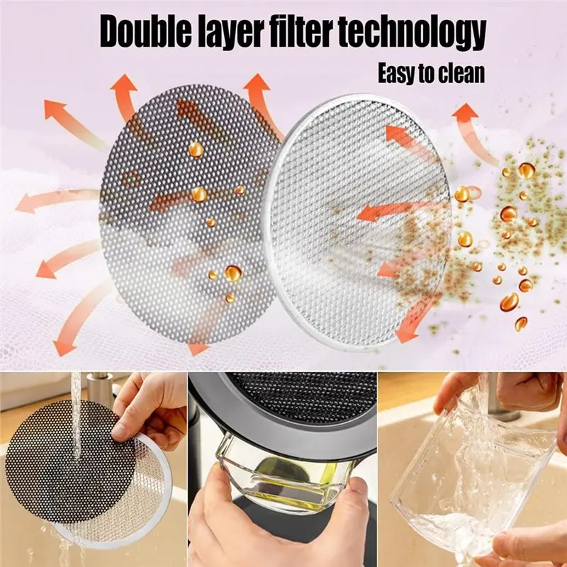 ABKR-Portable Range Hood-Detachable Filter- For Indoor& Outdoor RV Kitchen Ventilation For BBQ Stovetop Cooking, US Plug