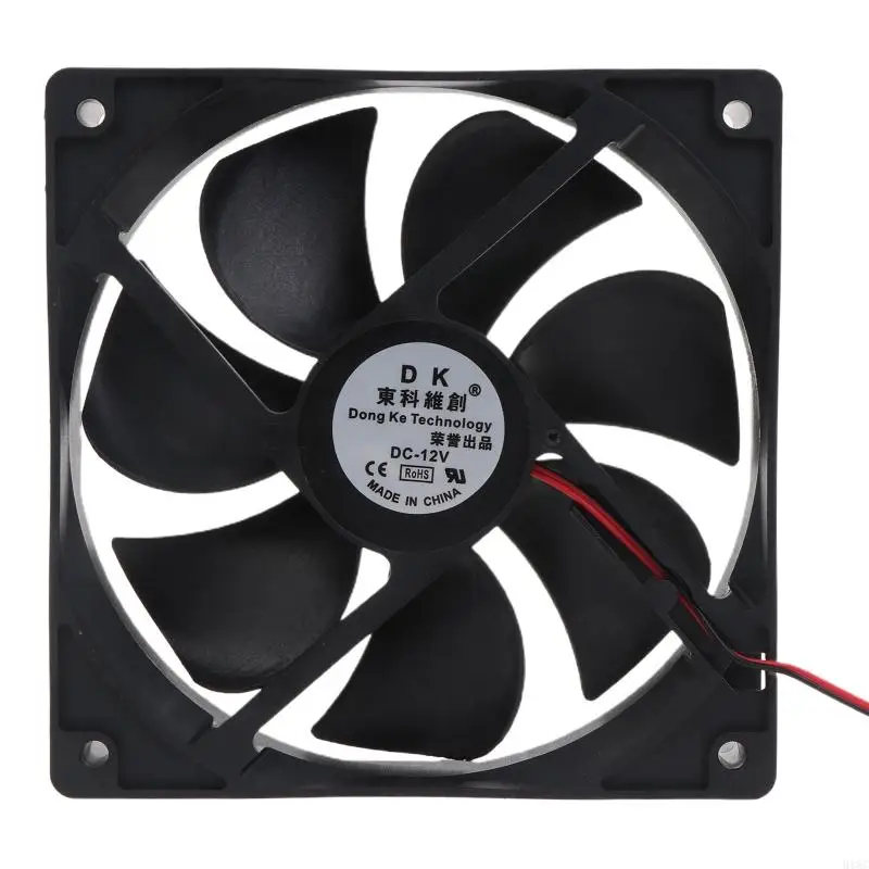918C CPU Cooler Khung Xe Quạt 12025 12Cm 5/12/24V Tắt Tiếng Máy Tính Để Bàn Chủ Máy Tính Cho Ốp Lưng quạt Làm Mát Máy Tính Tản