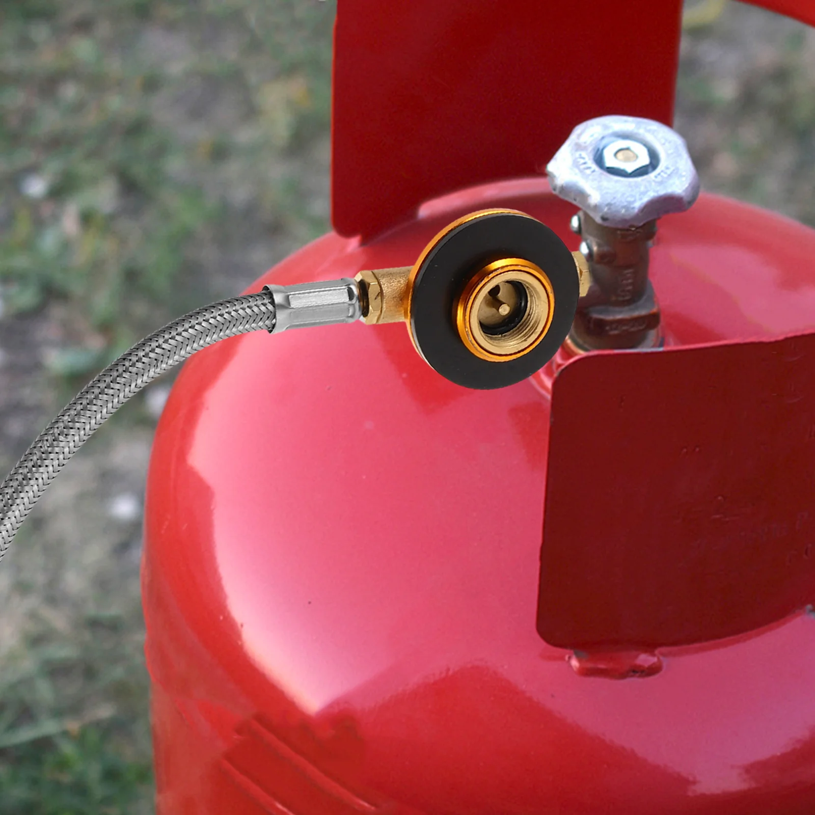 

Quick Connect 35cm Propane Hose Adapter Durable Flexible Extension Gas Stove Rv Grill Camping Cooktop Gas Extension Hose