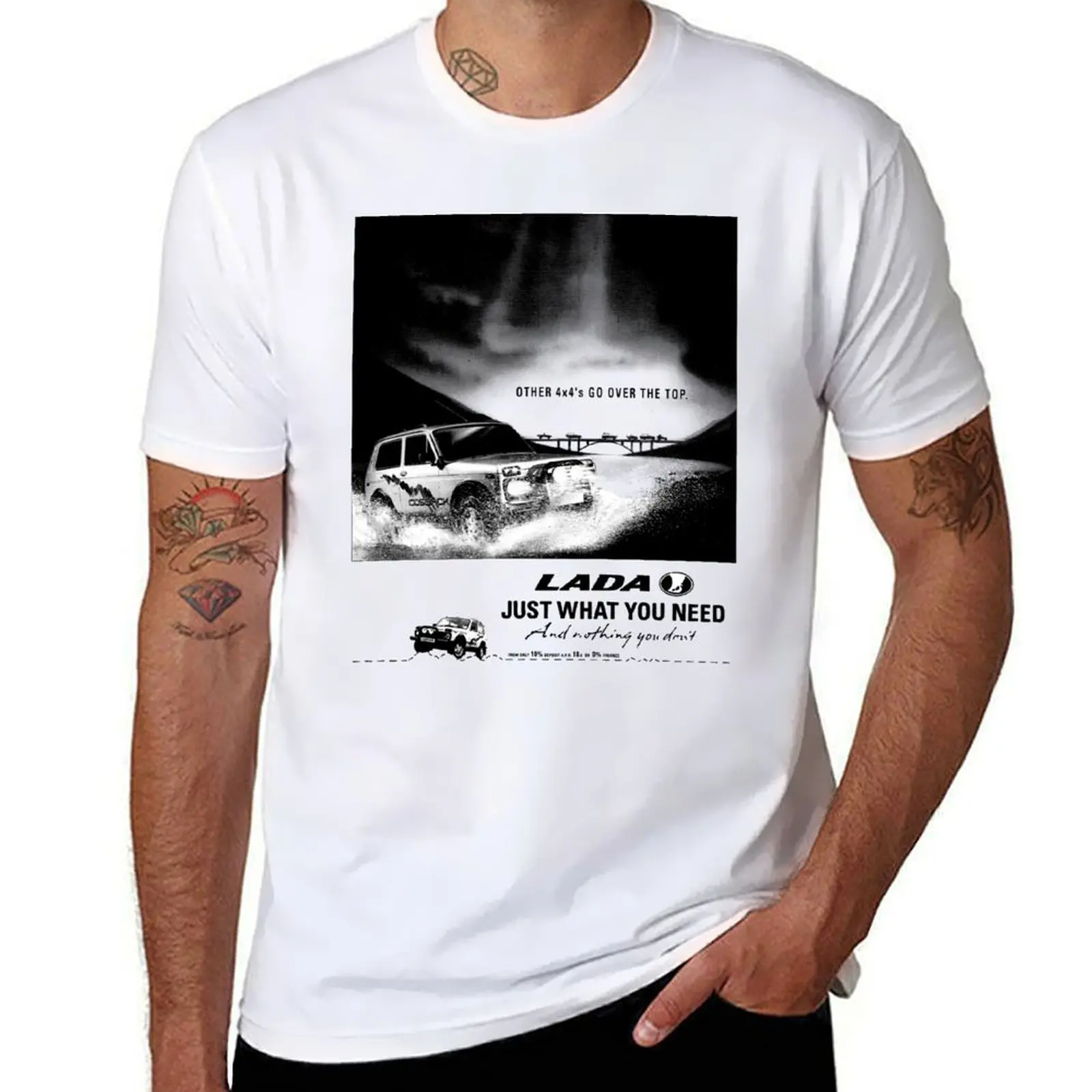 

LADA NIVA T-Shirt t shirts cotton 100% t shirts for man pack cotton T-Shirt