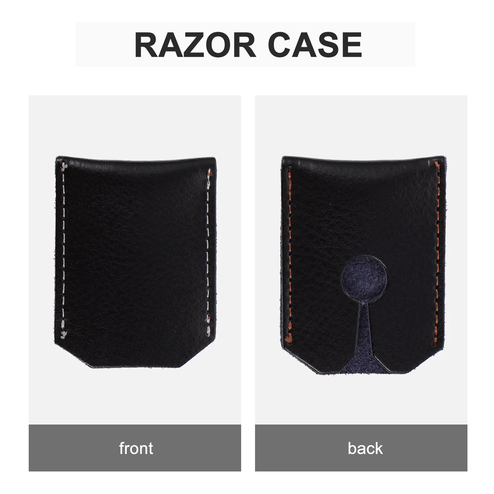 Face Razor Clothes Shaver Case Pu Protective Cover Travel Body Shavers for Men