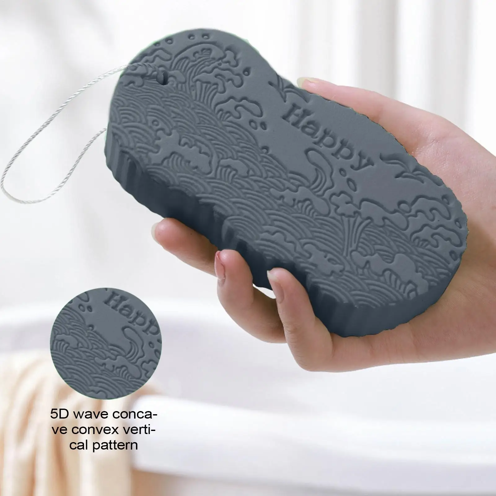 1PC Bath Sponge Body Exfoliating Dead Skin Sponge Massager Cleaning Shower Brushes Peeling Sponge Artifact Cleaning Sponge Rub