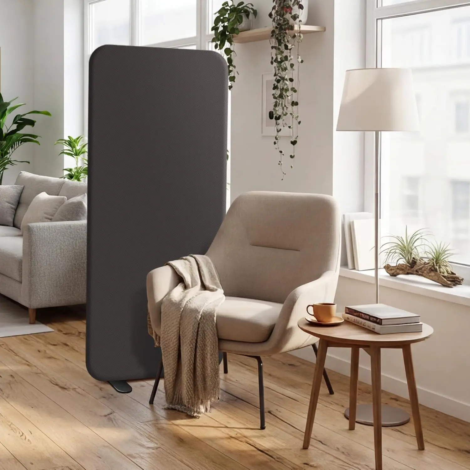 DECOLAB Room Divider Panel, Standing Privacy Partition Wall 29