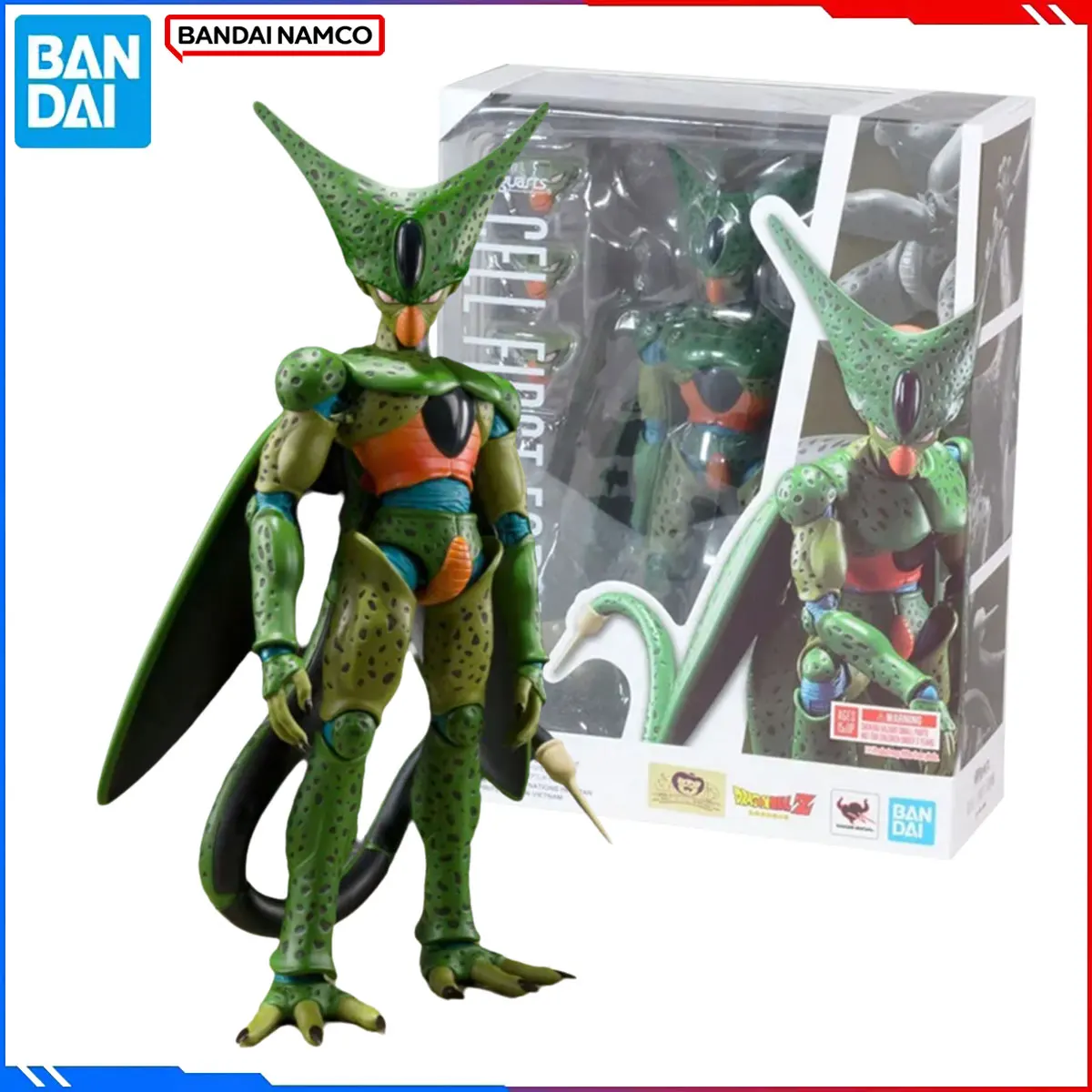 

Подлинная Bandai, оригинальная фигурка Dragon Ball, наборы моделей S.H.Figuarts, аниме-фигурки, клетка, первая форма, экшн-модель, игрушка в подарок для детей