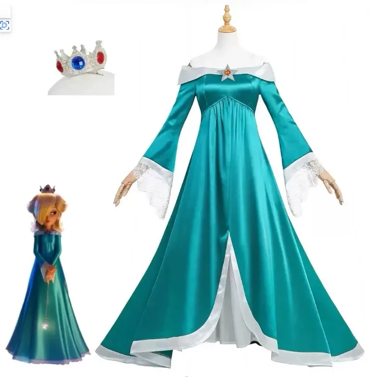 

Super Galaxy Princess Rosalina Dress 2026 New Cross-Border Cosplay Costume Mother Daughter Matching Outfit Spring