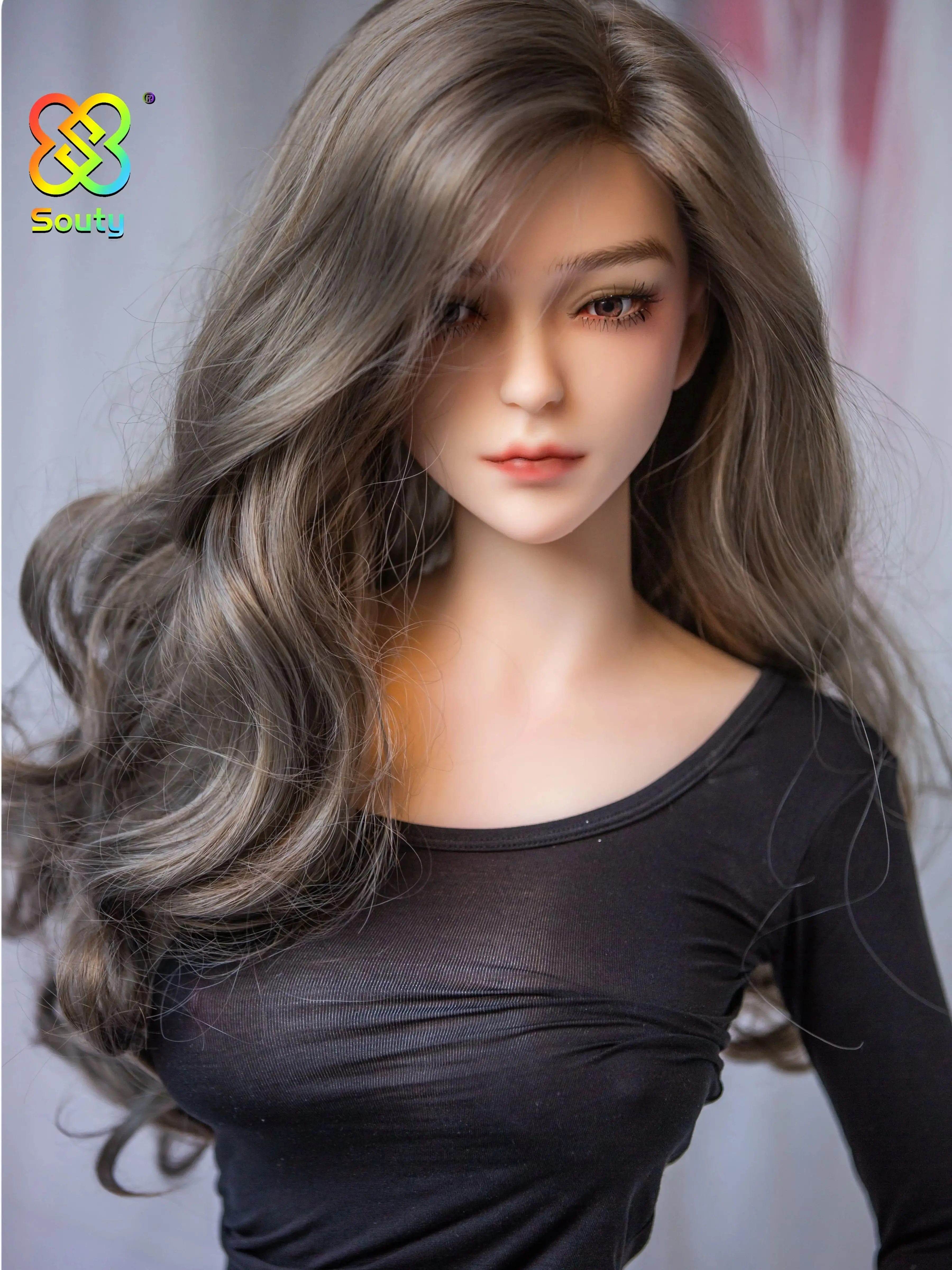 

Souty TPE sex doll silicone lifelike masturbation device doll men's sexy breasts butt lifelike vagina genitals masturbation