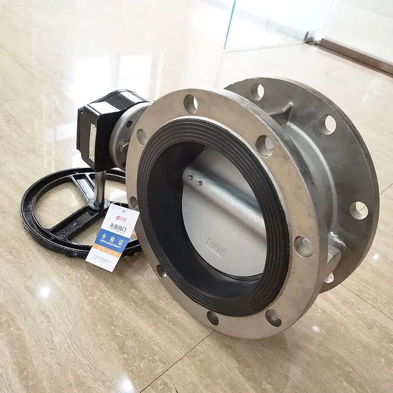 OEM PN16 Hydraulic Flanged Stainless Steel Hard-Seal Butterfly Valve DN50 Water