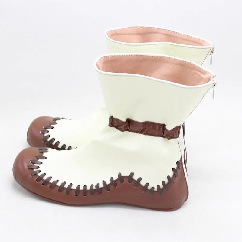 Anime Stone Senku Ishigami Cosplay Shoes Unisex Men PU Boots for Halloween Carnival Party Christmas