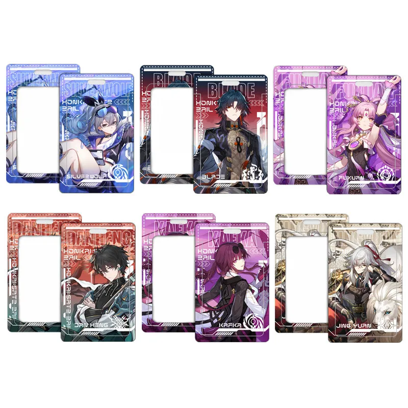 Honkai Star Rail Photocard Holder Blade, capa para Bus ID Card, Binder, capa para Scrapbook Slides, Margarida Heng, Kafka