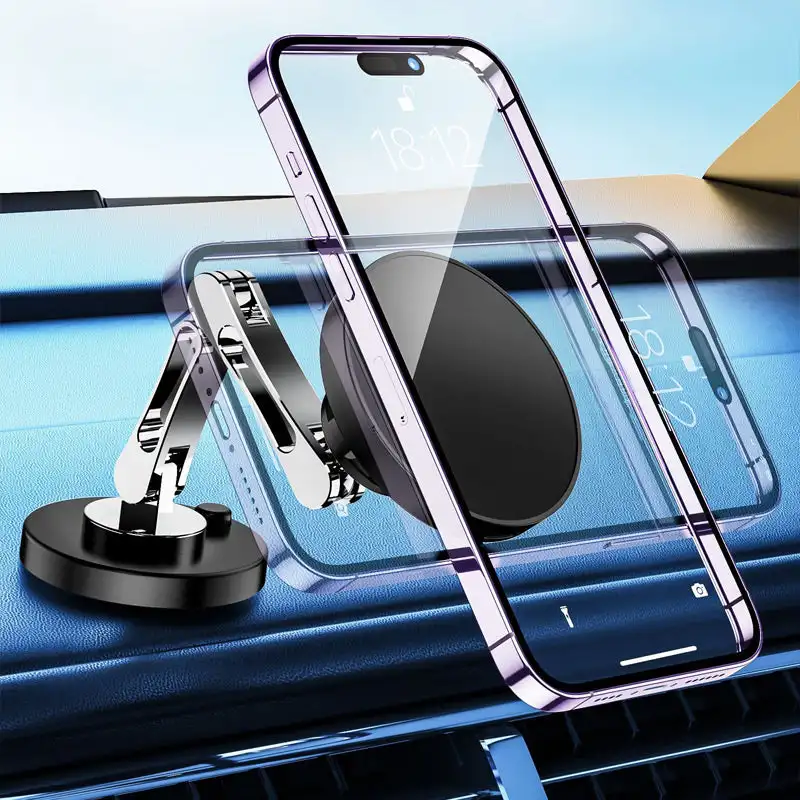 Magnetic Wireless Car Charger Mount For Magsafe iPhone 14 13 12 Series 15W Fast Charging Car Phone Holder Windshield Dashboard