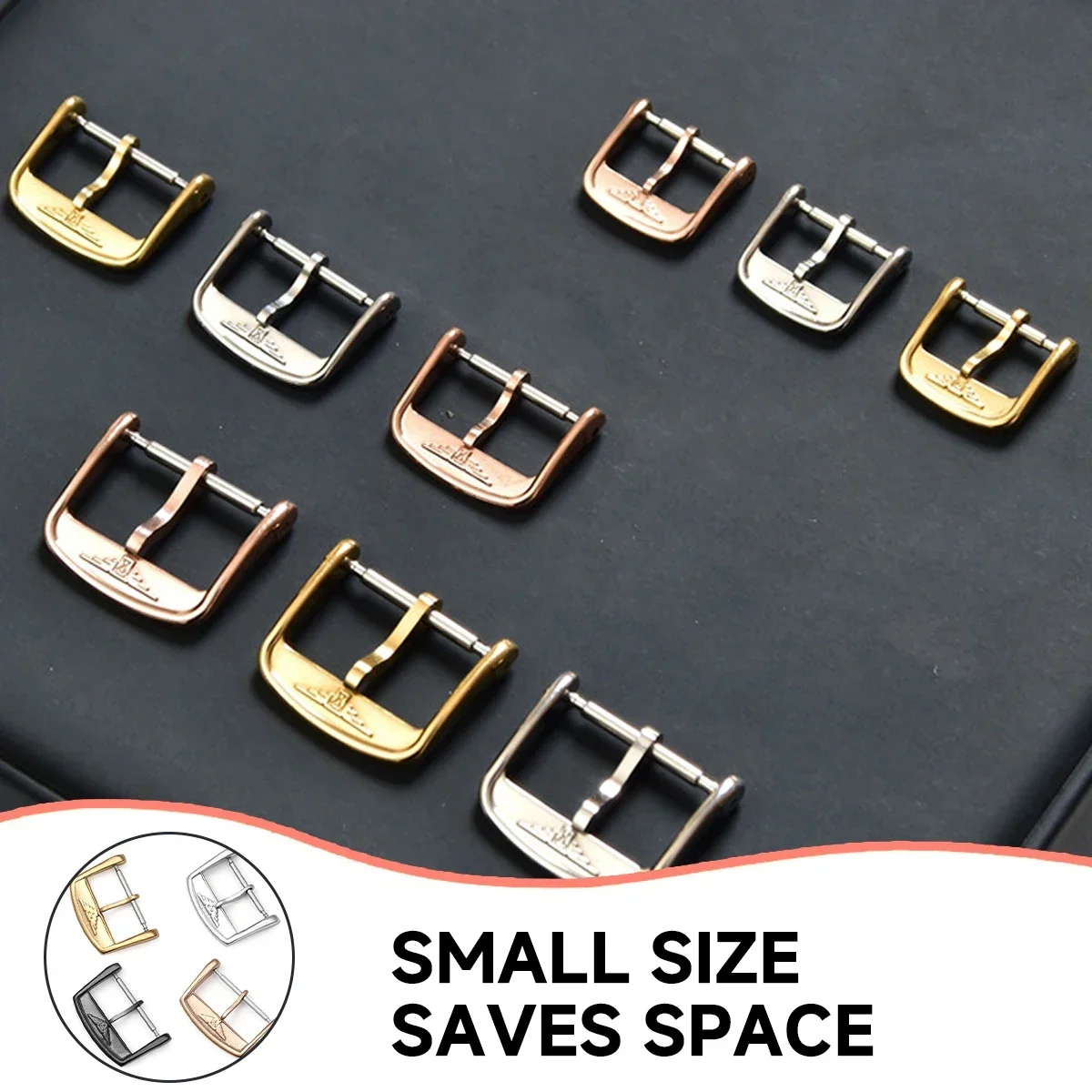 10/12/14/16/18/20mm 스테인레스 스틸 시계 걸쇠는 Longines L2L4 Jialan Majestic Jialan Luya 시계 버클 액세서리에 적합합니다.