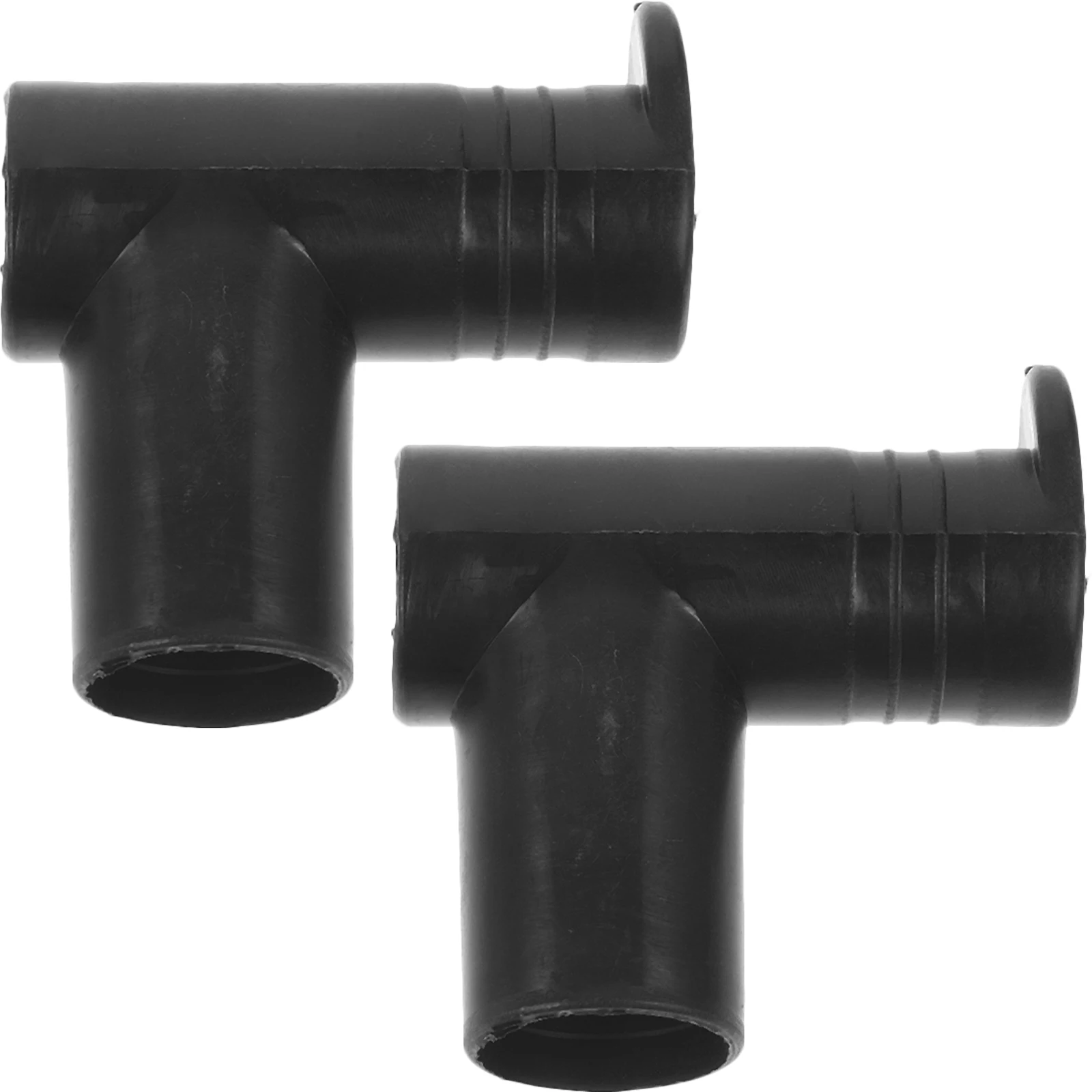 

2pcs Right Angle Joint Plug Clothes Rack Plastic Connector Black Hanger Bedroom Living Room Practical Joints Accessories