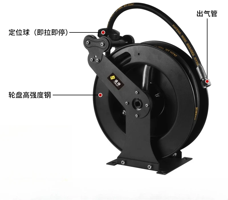 

2025 High-pressure water drum coiling machine - High-pressure blow-off automatic telescopic pipe retractor