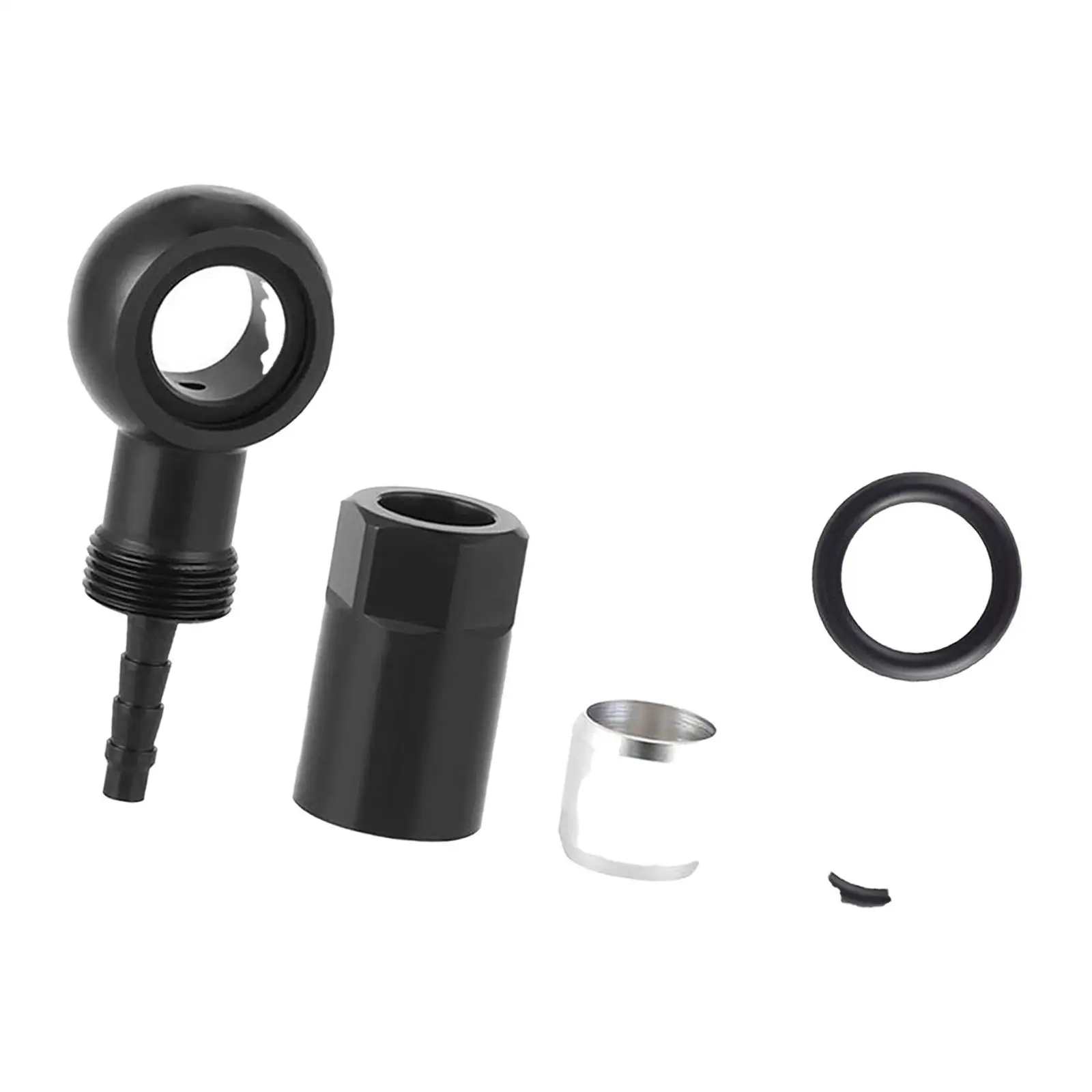 Bike Brake Tubing Banjo Fitting Kit Repair Insert Olive Sleeve Nut Set for Hydraulic Brakes Bicycles Maintenance