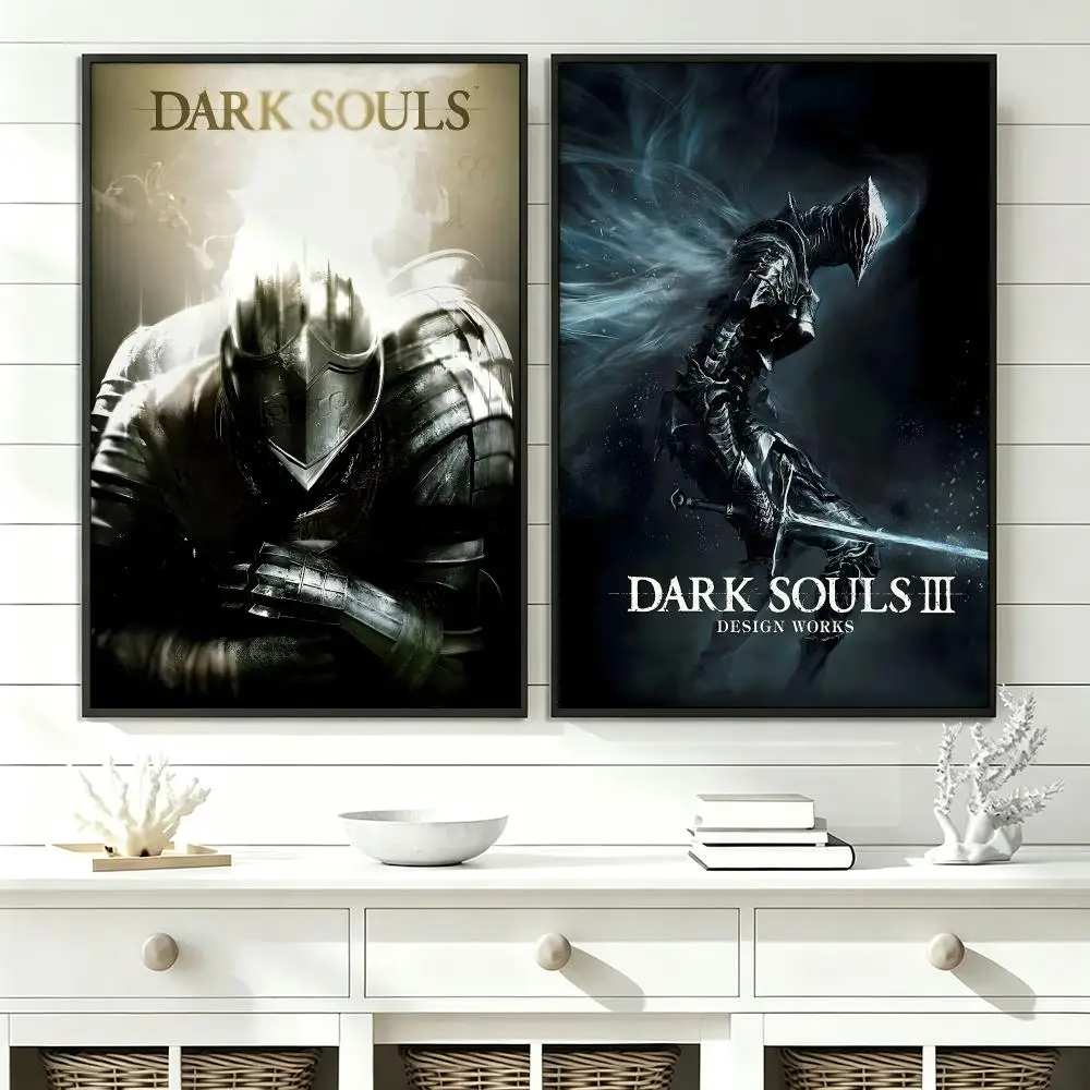 game Demon's Souls Poster Poster HD Trendy SelfAdhesive Wall Art Print For Living Room Bedroom Dorm Office Home Gift