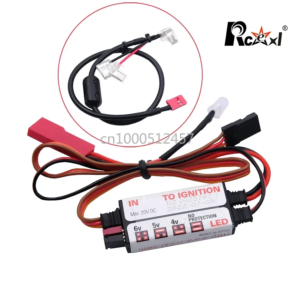 RCEXL RC-Modell Ferngesteuerter Sicherheits-Stopp-Schalter für RC-Benzinmotor Magneto-Flugzeug DLE Starrflügler