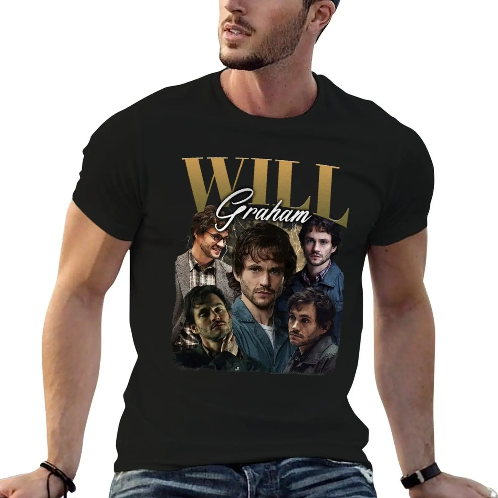 

Will Graham Vintage Washed T-Shirt t shirt man luxury t shirts for man cotton T-Shirt
