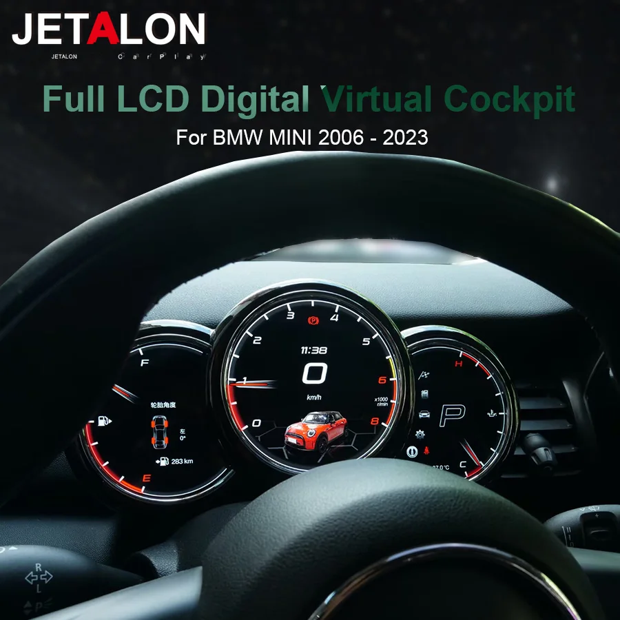 

Digital Virtual Cockpit Instrument Gauge Cluster For Bmw Mini 2006-2023 Dashboard Panel Speedometer Screen LCD Upgrade Linux