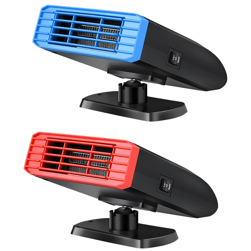

12V Car Heater Defroster With Holder Heater and Cooler Fan with Thermostat Air Purification