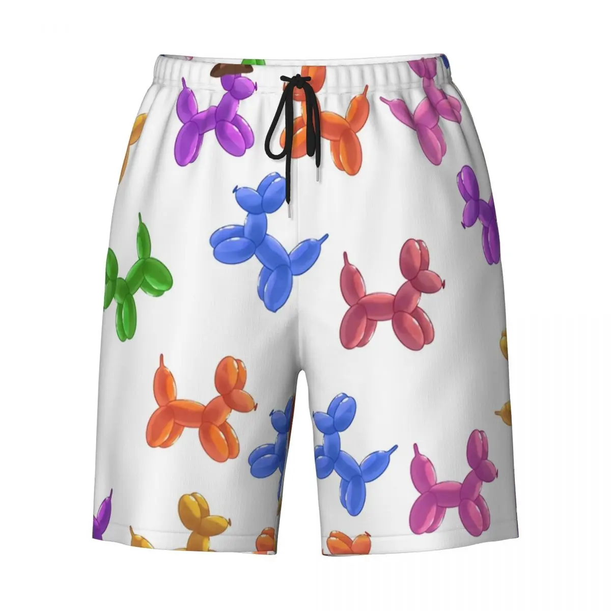 

Шорты для доски с воздушным шаром для собак, летние красочные пляжные шорты для бега с животными, мужские быстросохнущие повседневные плавки больших размеров