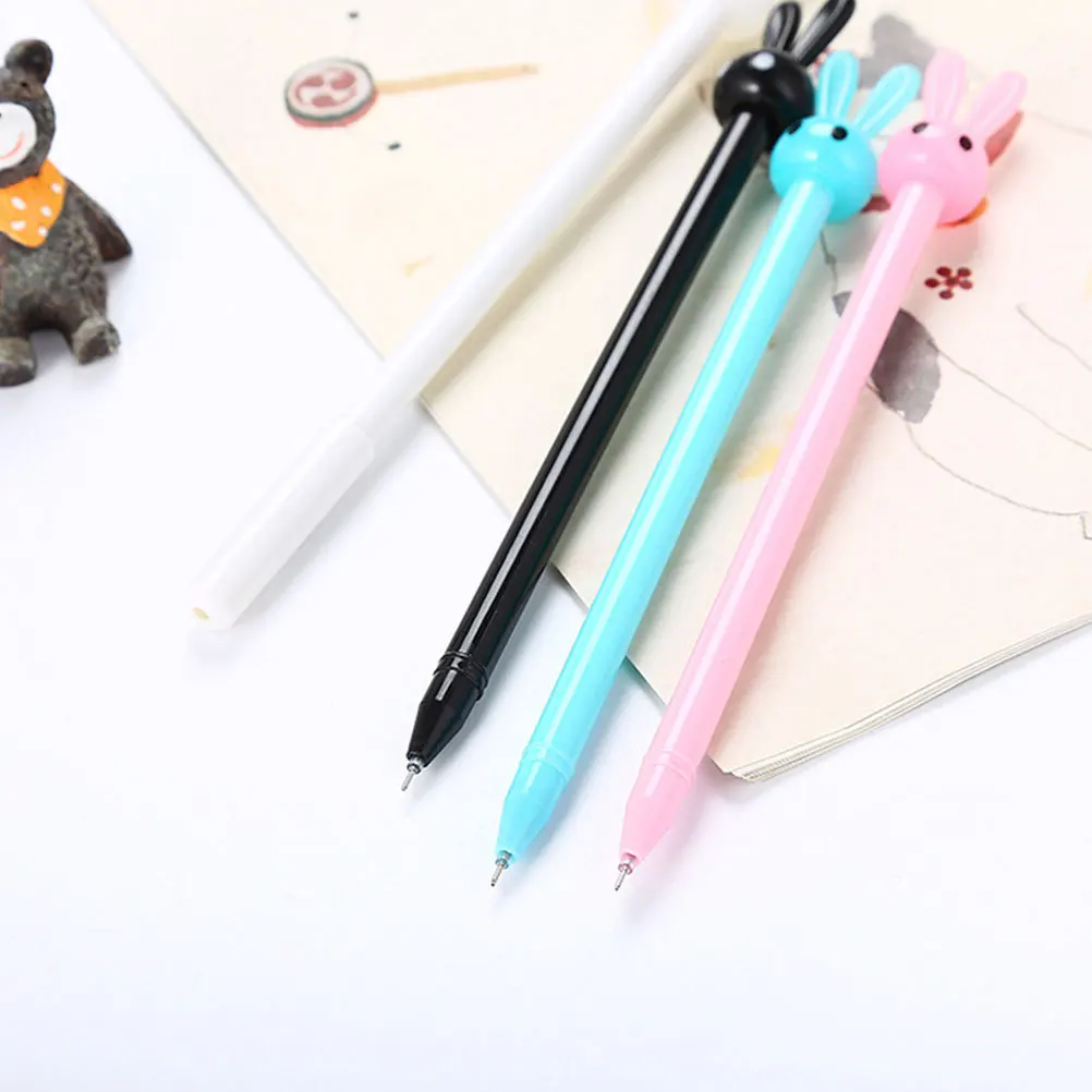 

36Pcs Rabbit Gel Ink Pens Cute Cartoon Bunny Writing Gel Pen School Office Diary Journaling Student Gift Writing Pen