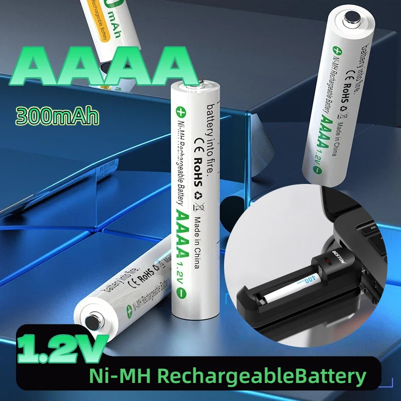 

AAAA Rechargeable Battery Stylus 1.2V 400mAh AAAA Ni-MH Rechargeable Battery with Charger