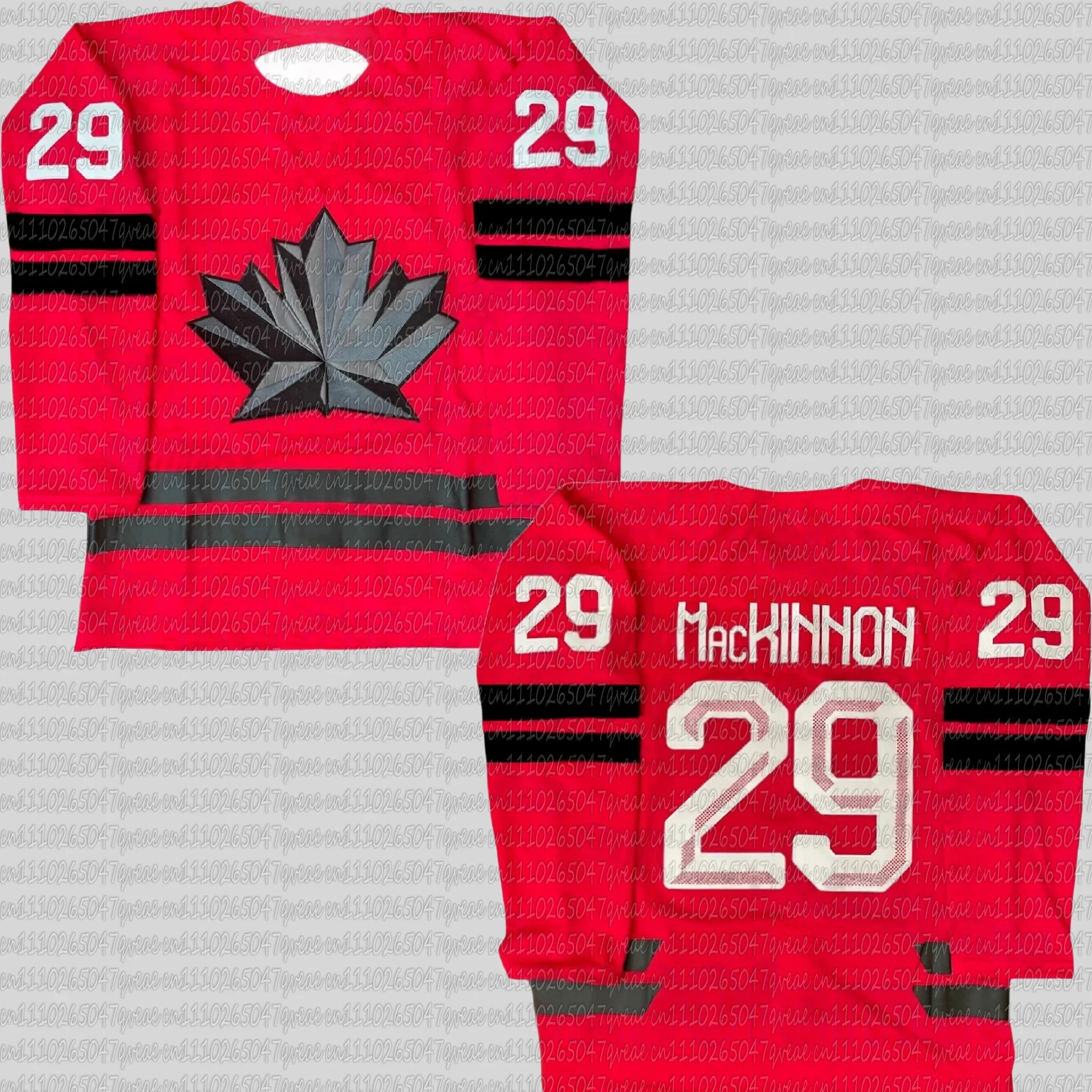 Canadian Hockey Theme Men's Long Sleeve T-Shirt | 2026 New McDavid Style | Sport Casual Home & Daily Wear Top view 2