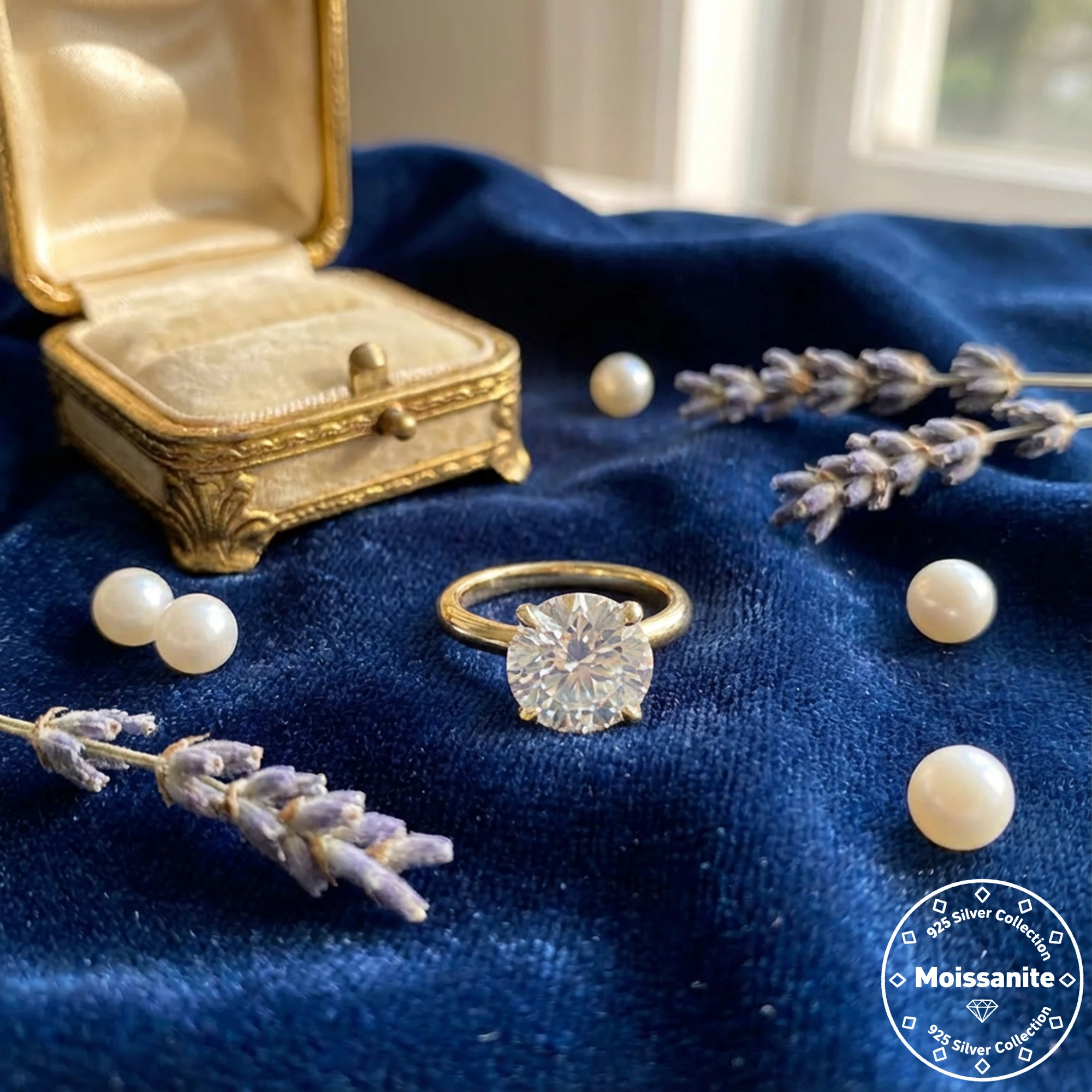 

Effie Queen 1-4ct Oval Moissanite Rings S925 Silver For Women Sparkling Luxury Diamond Wedding Rings Fine Jewelry Gift MOR03