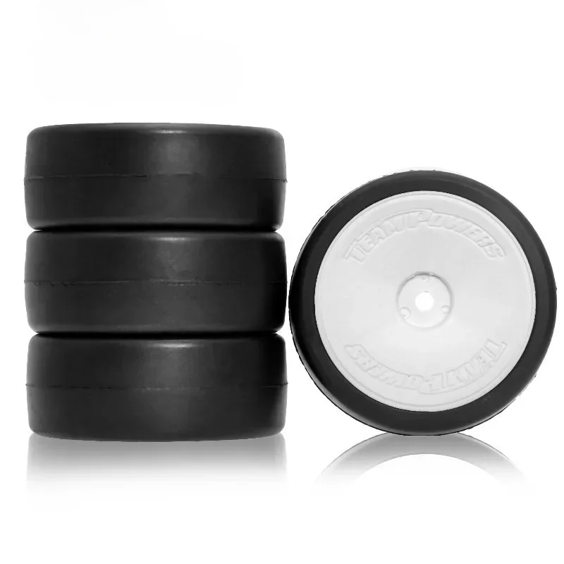 4-delige set Hotmelt-banden met hoge grip 25 ° 30 ° 35 ° 40 ° 45 °   Wiel 65*25mm voor 1/10 Schaal RC Racing Cars Upgrade Onderdelen