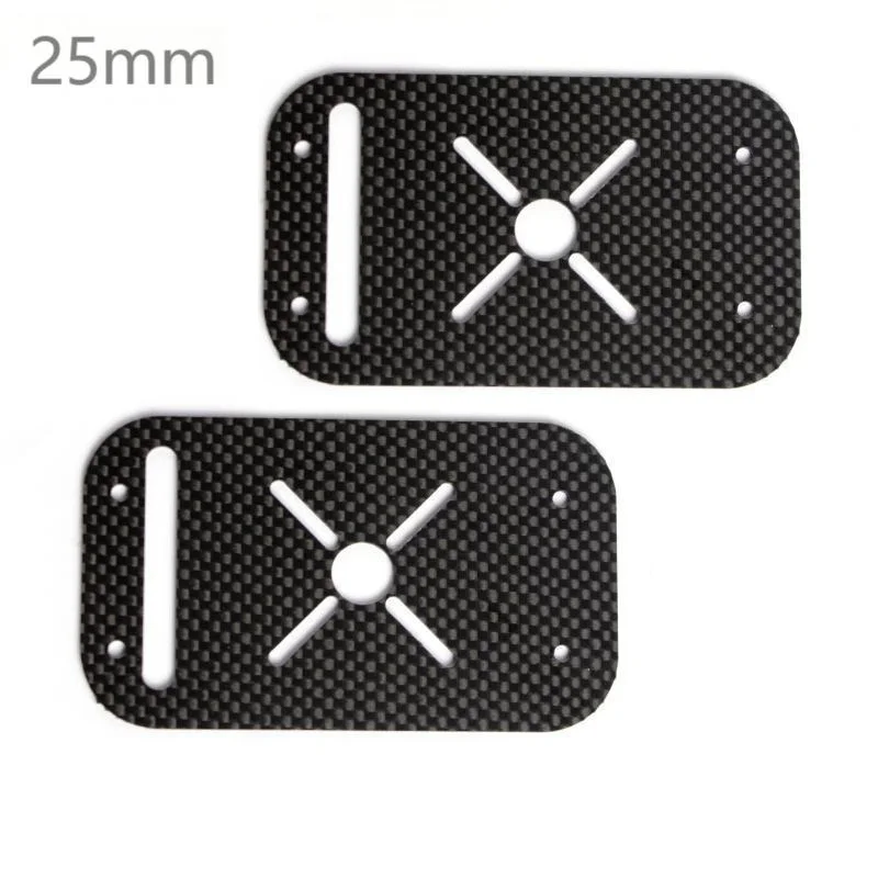 

4PCS 3K Carbon Fiber Tube Clamp Motor Fixed Seat Mount Plate for 16mm 20mm 25mm Pipe DIY RC Multi-axis UAV