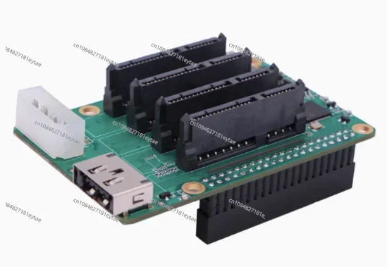 

ROCKPI Penta SATA HAT - Up to 5x SATA disks HAT for Raspberry Pi 5 and ROCK Pi SBCs