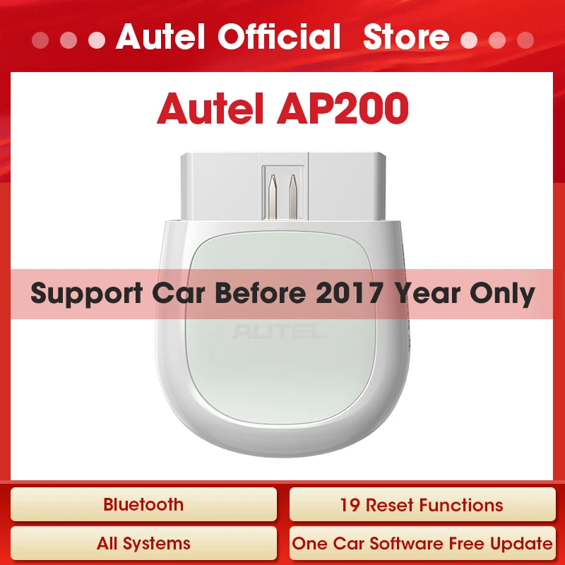 Autel AP200 Bluetooth OBD2 Scanner Automotivo OBD 2 TPMS Code Reader Car Diagnostic Tool Full Systems Scan Tools before 2017