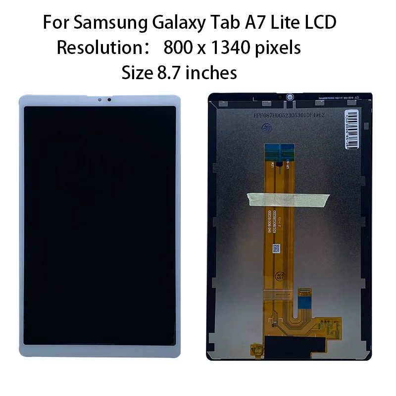 New For Samsung Galaxy Tab A7 Lite SM-T220(Wifi) SM-T225(LET) Table PC 8.7inch LCD Screen Display Digitizer Assembly Replacement