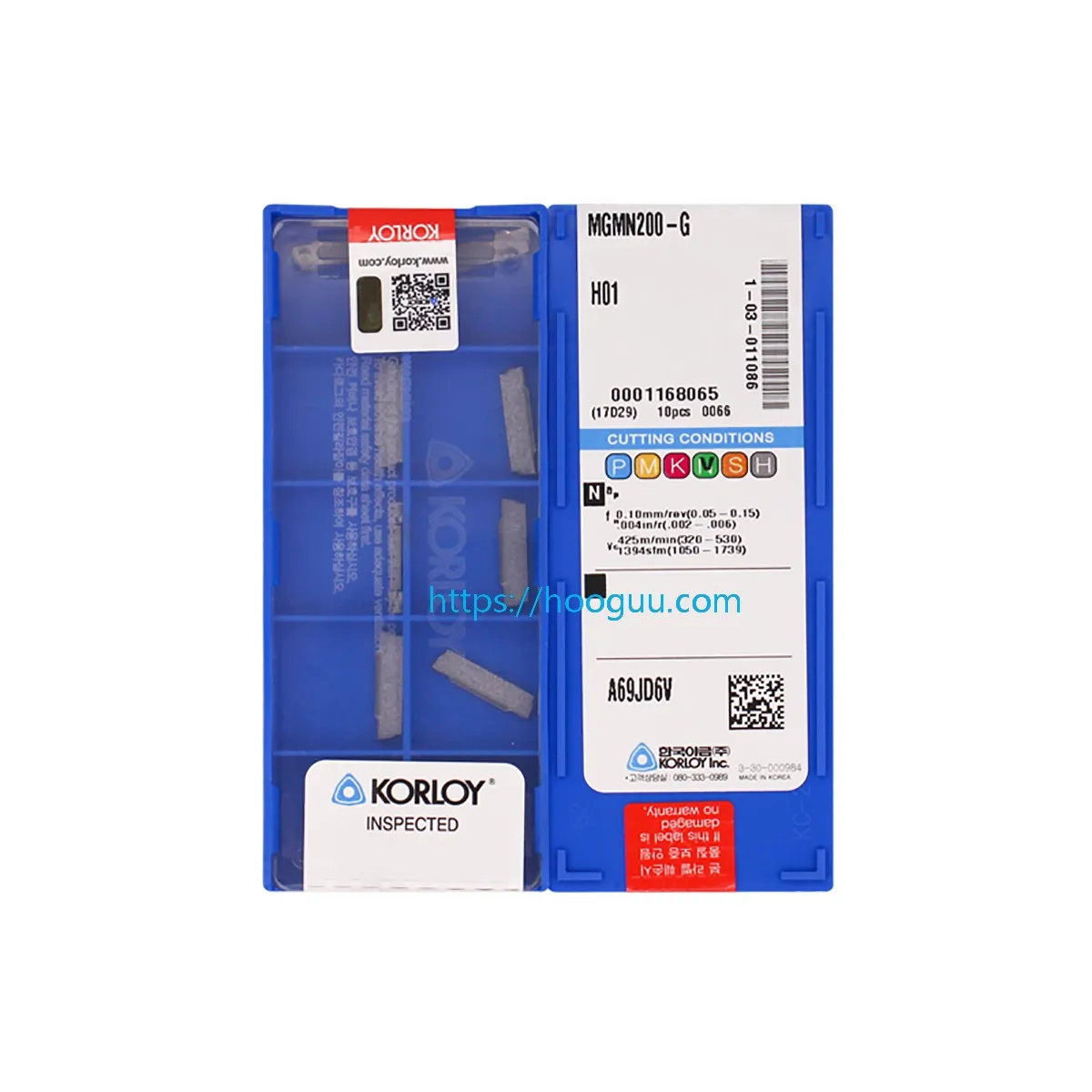 KORLOY Original MGMN150 MGMN200 MGMN250 MGMN300 MGMN400 L CNC Holder Grooving Tool Carbide Inserts MGMN CNC Lathe Tools