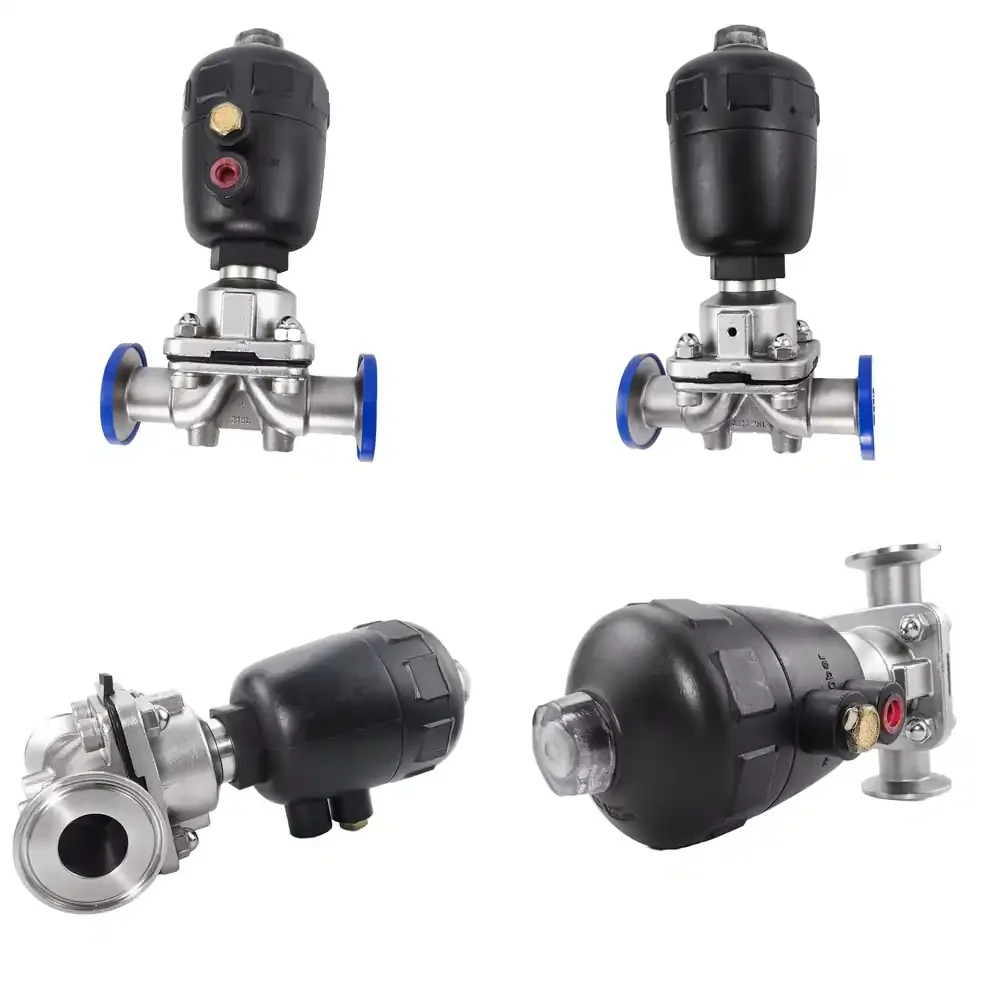 

High Quality Quick Installation Sanitary Pneumatic Diaphragm Valve Premium Product for Water Valves